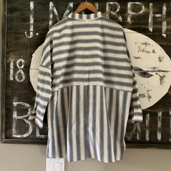 Plus Size | Boho Striped Tunic Blouse - Picture 5 of 7